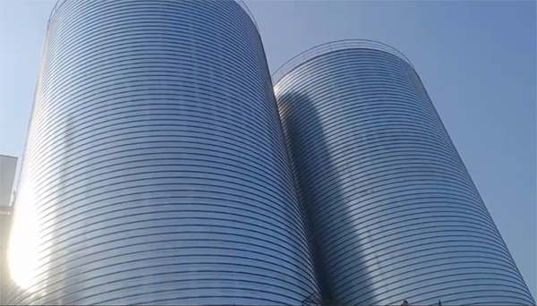 周村2座混凝土高架卷板仓